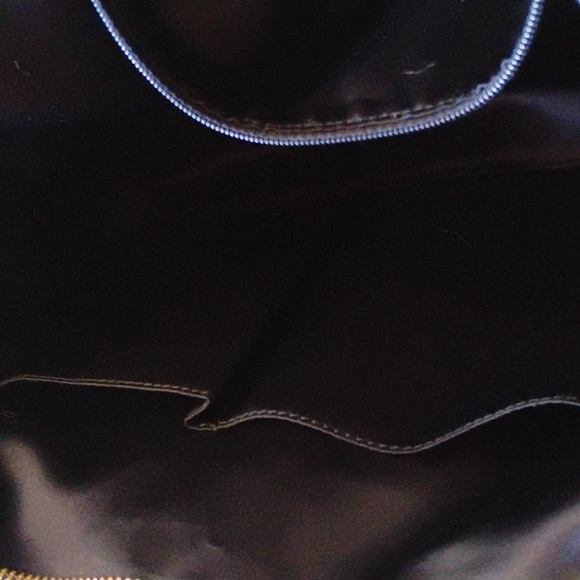 Coach Vintage Black Leather Tote/ messenger large Bag - Picture 9 of 16